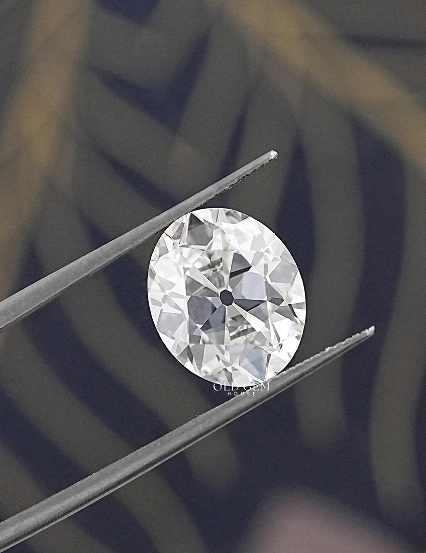 Old Mine Cut Oval Lab Grown Diamond Lab Grown Diamond