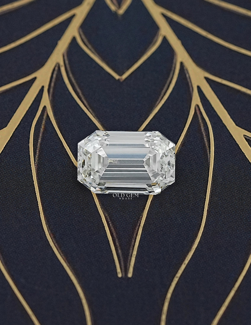 3.24 Carat Old Mine Emerald Loose Lab Diamond Lab Grown Diamond
