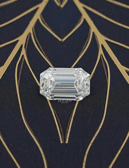 3.24 Carat Old Mine Emerald Loose Lab Diamond Lab Grown Diamond