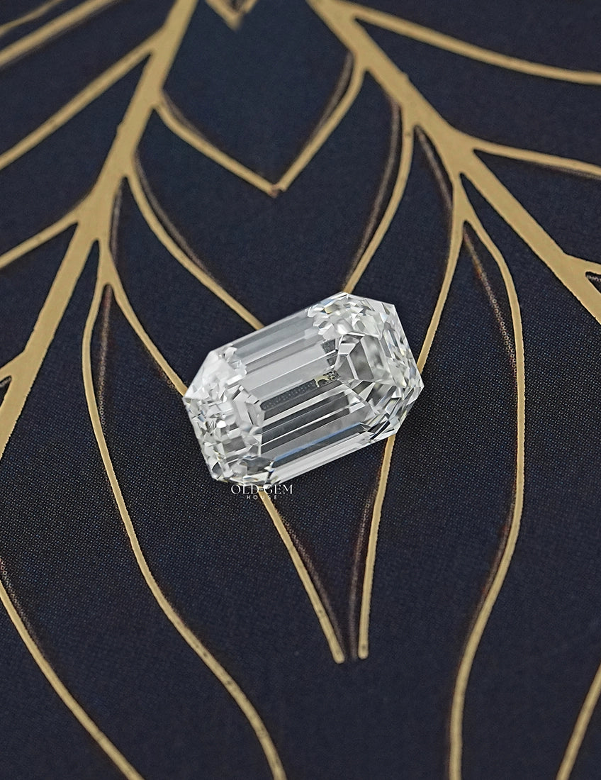 3.24 Carat Old Mine Emerald Loose Lab Diamond Lab Grown Diamond