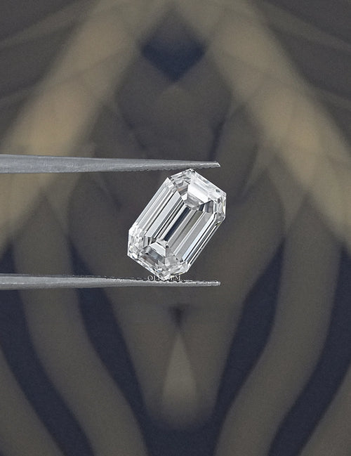 3.03 Carat  Old Mine Emerald Cut Lab Diamond