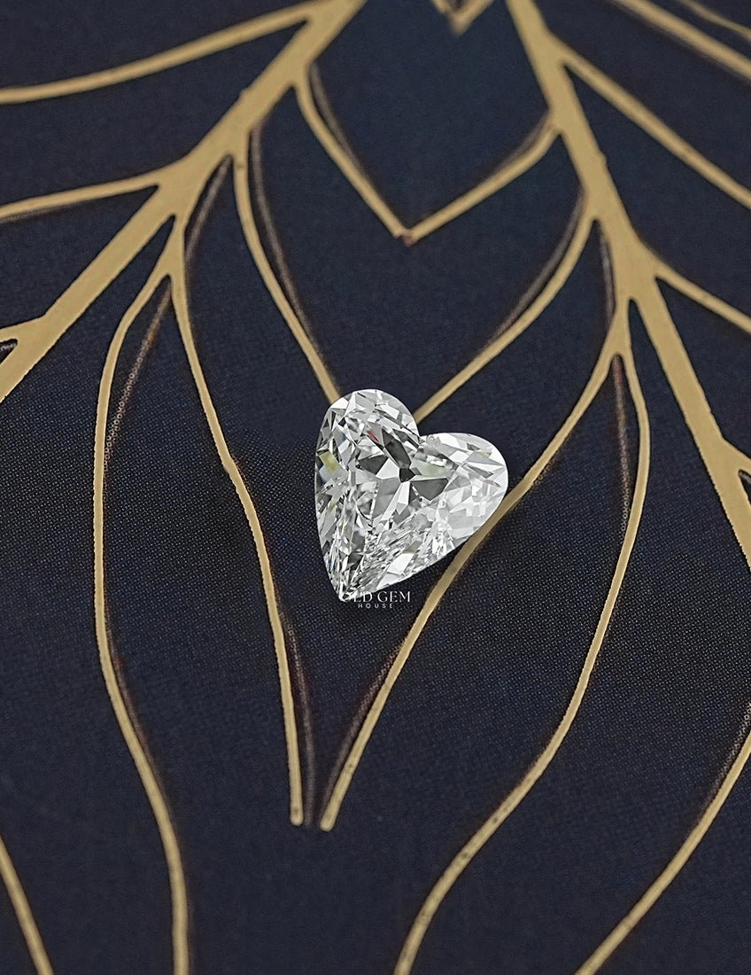 IGI Certified Old Mine Heart Cut Lab Diamond Lab Grown Diamond