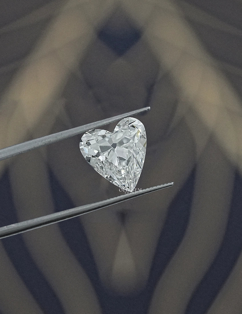 IGI Certified Old Mine Heart Cut Lab Diamond Lab Grown Diamond