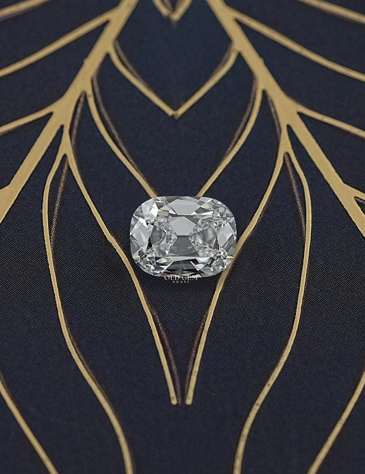 4.01 Carat Old Mine Cushion-Cut Lab Diamond Lab Grown Diamond