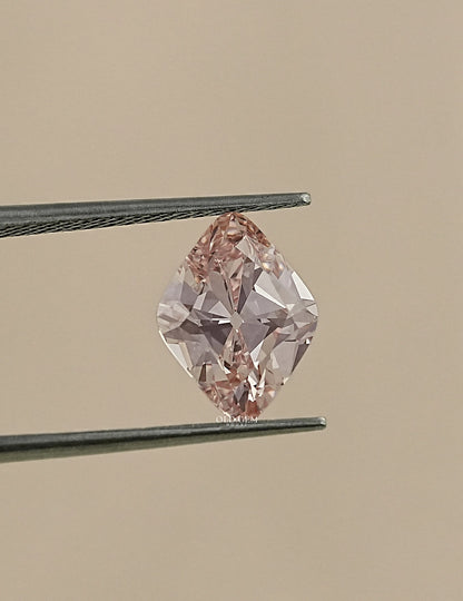 Light Champagne Old Mine Lozenge Lab Diamond Lab Grown Diamond