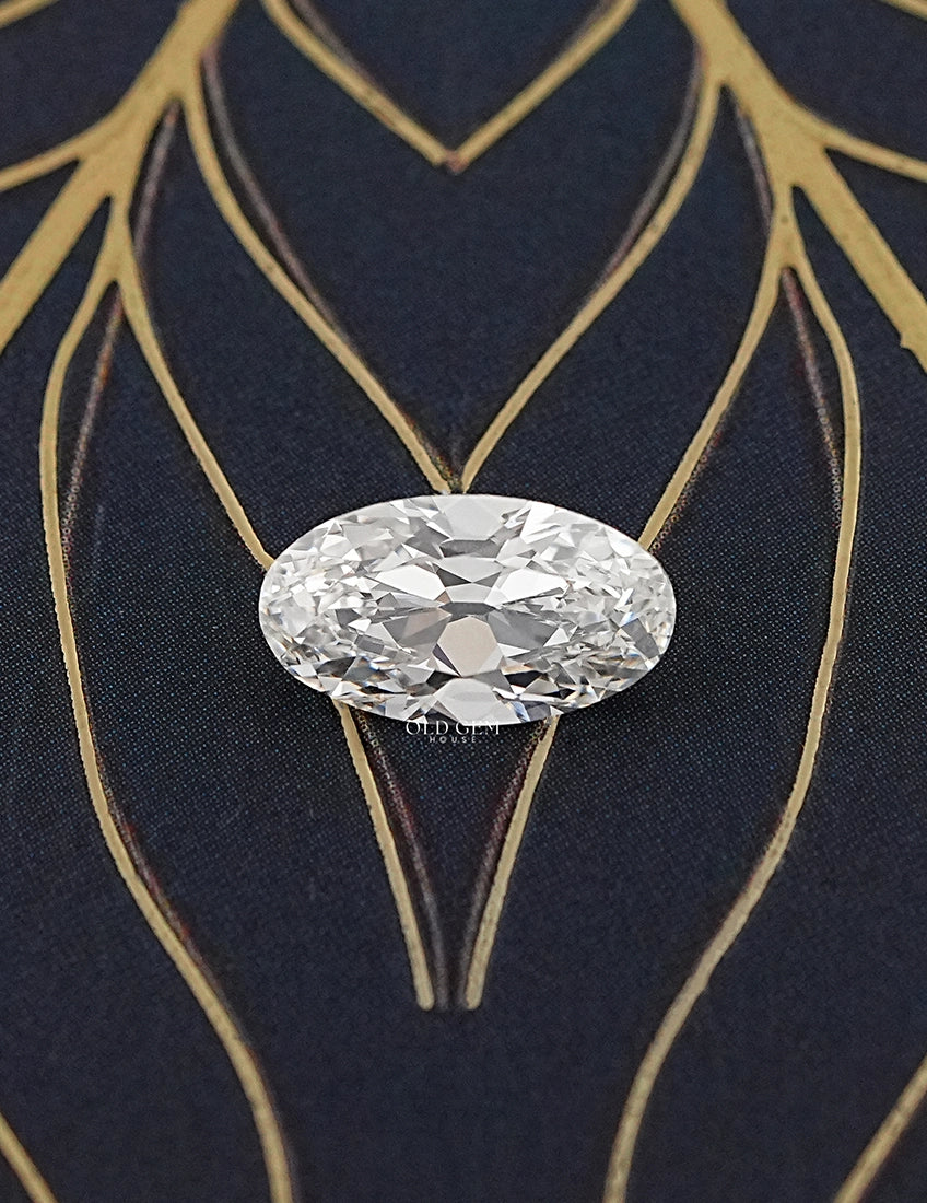 Old Mine Moval Cut Loose Lab Grown Diamond Lab Grown Diamond