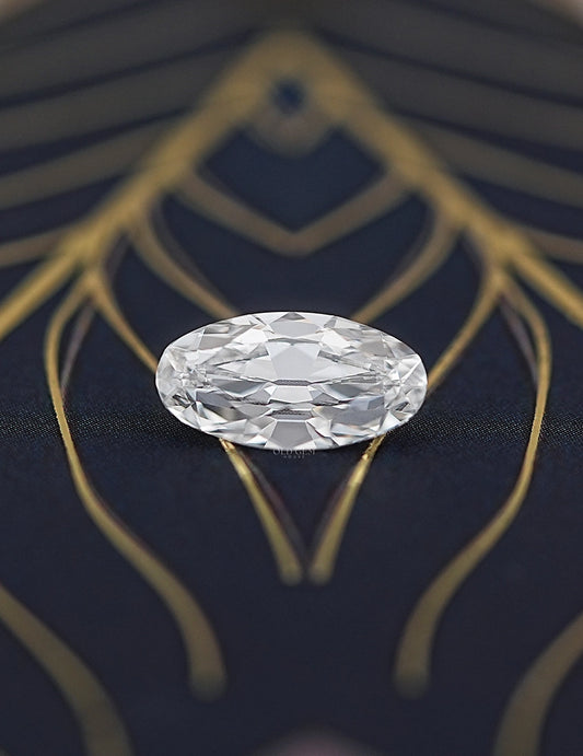Old Mine Moval Cut Lab Grown Diamond Lab Grown Diamond