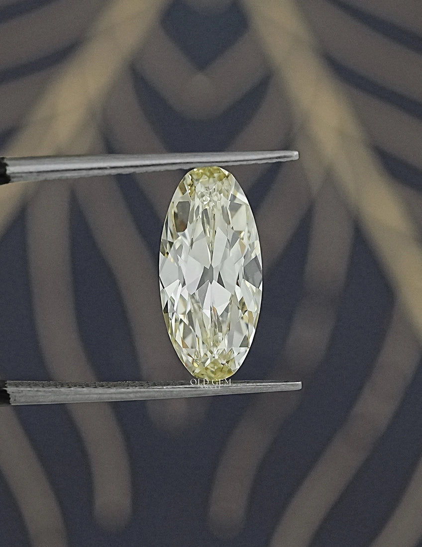 3.44 Carat Old Mine Moval Lab Grown Diamond Lab Grown Diamond