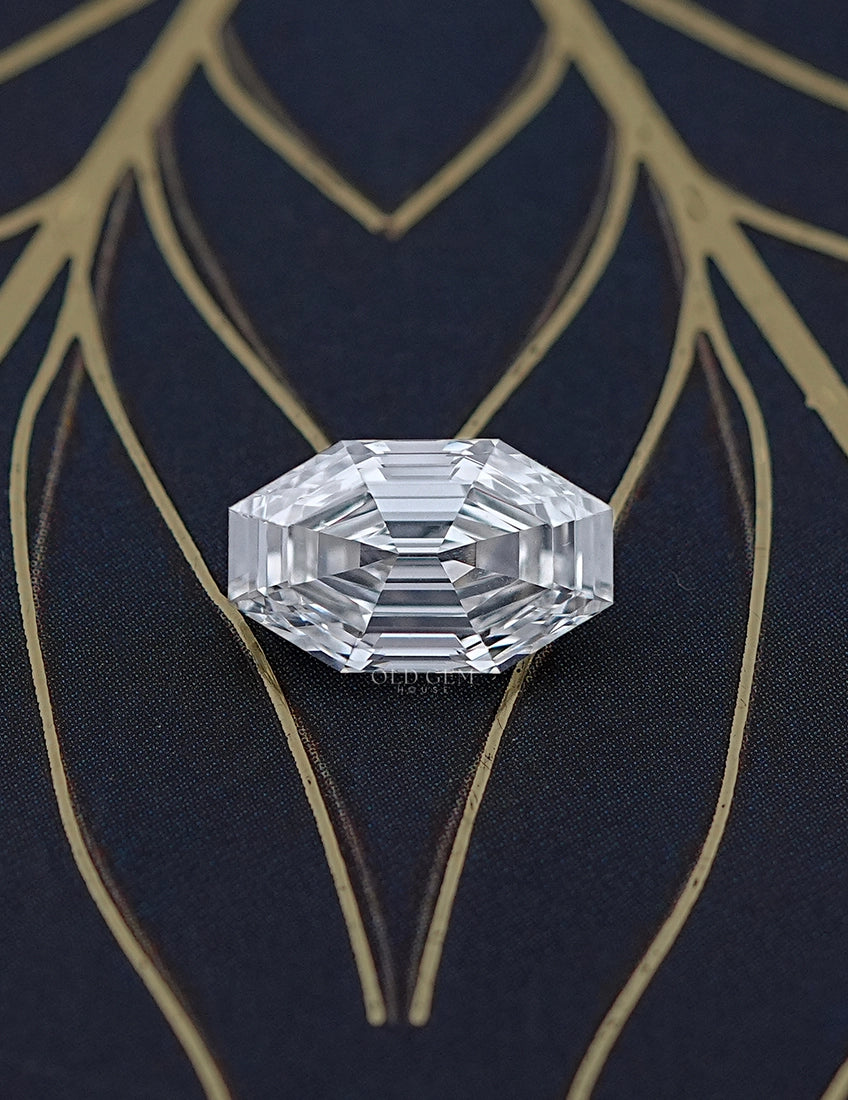 3.20 CT Old Mine Octagon Lab Loose Diamond Lab Grown Diamond