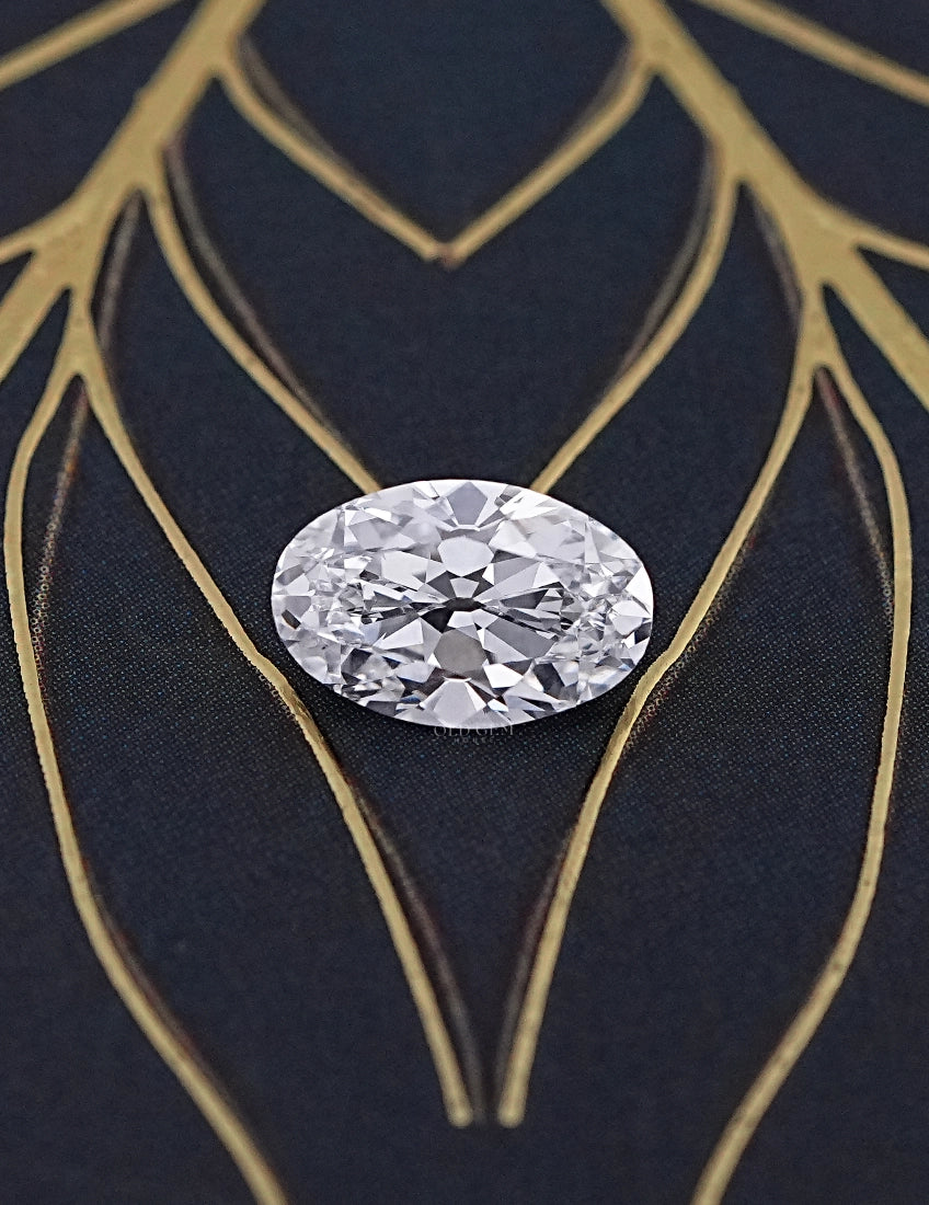 Old Mine Oval Cut Lab Loose Diamond Lab Grown Diamond