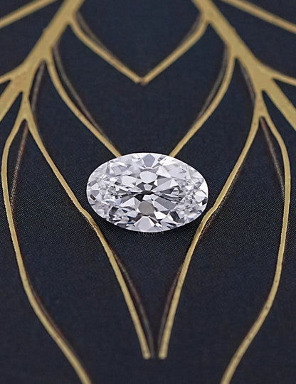 Old Mine Oval Cut Lab Loose Diamond Lab Grown Diamond