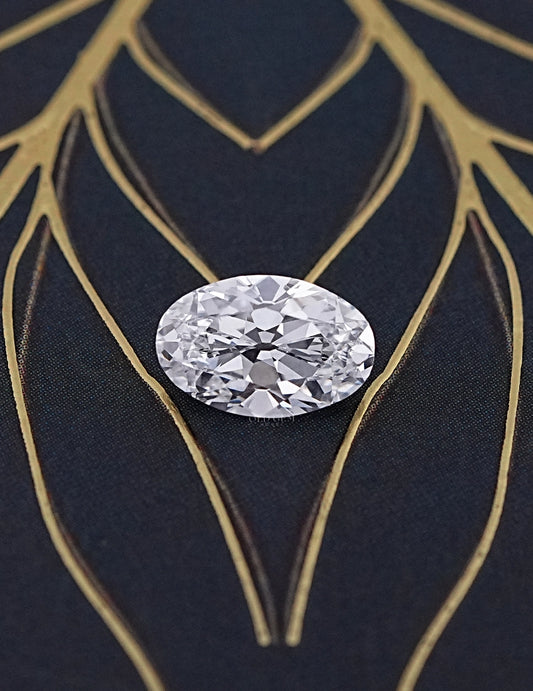 Old Mine Oval Cut Lab Loose Diamond Lab Grown Diamond