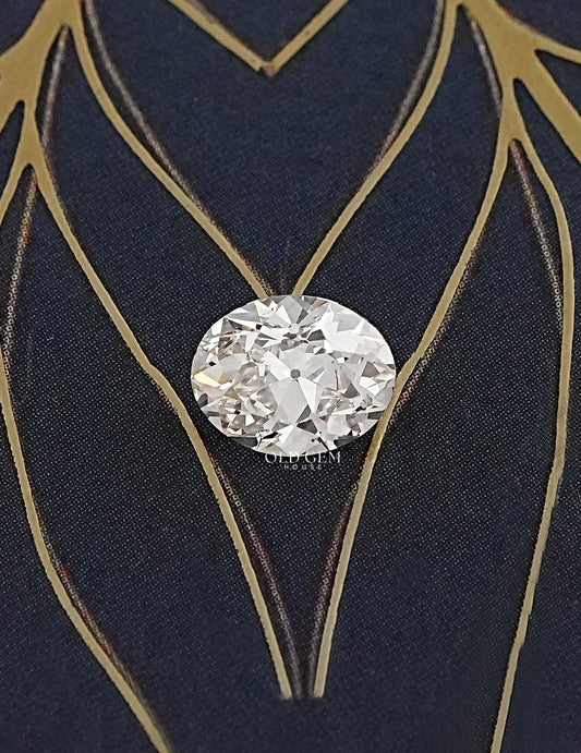 Old Mine Oval Cut Loose Diamond Lab Grown Diamond