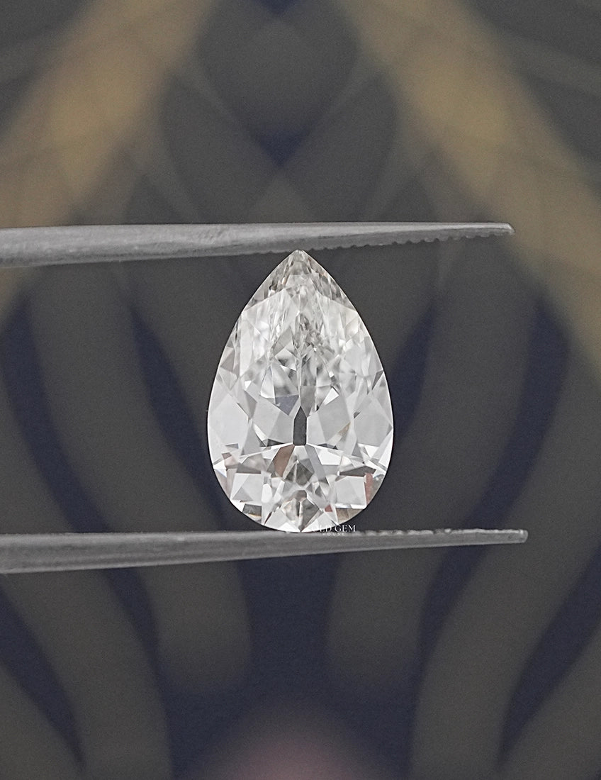 Old Mine Pear Cut Lab Grown Diamond