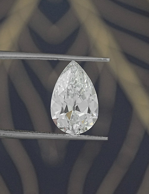 3.53 Carat Old Mine Pear Loose Lab Diamond