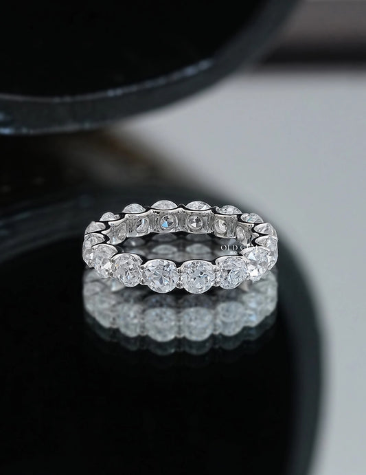 Old European Cut Eternity Band Wedding Band