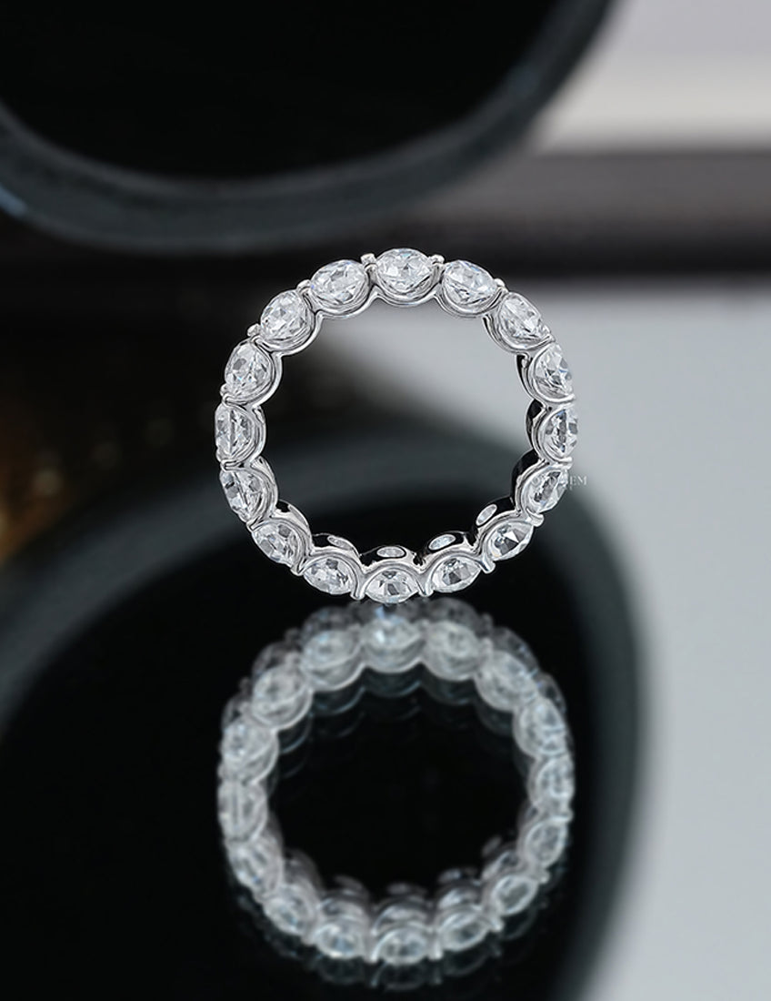 Old European Cut Eternity Wedding Band Wedding Band