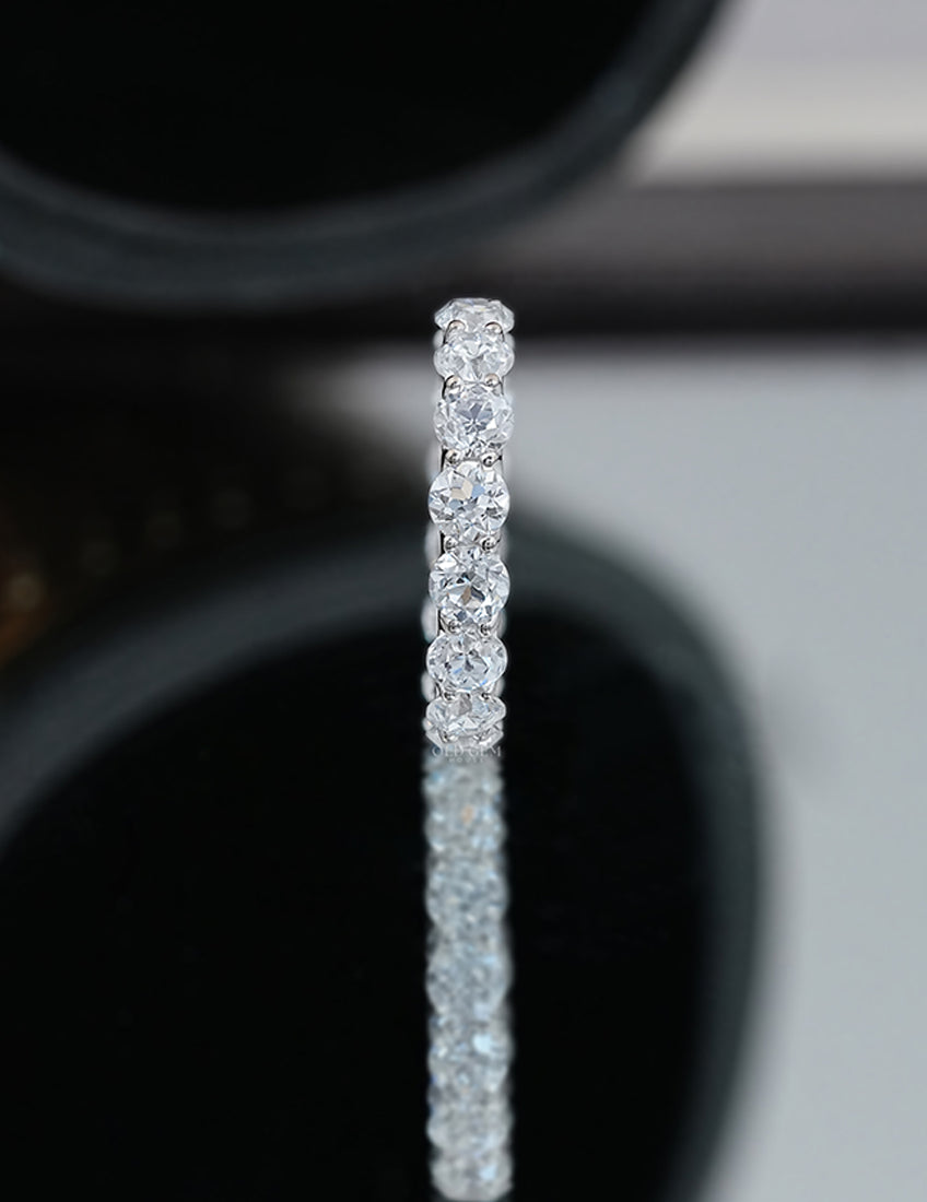 Old European Cut Eternity Wedding Band Wedding Band