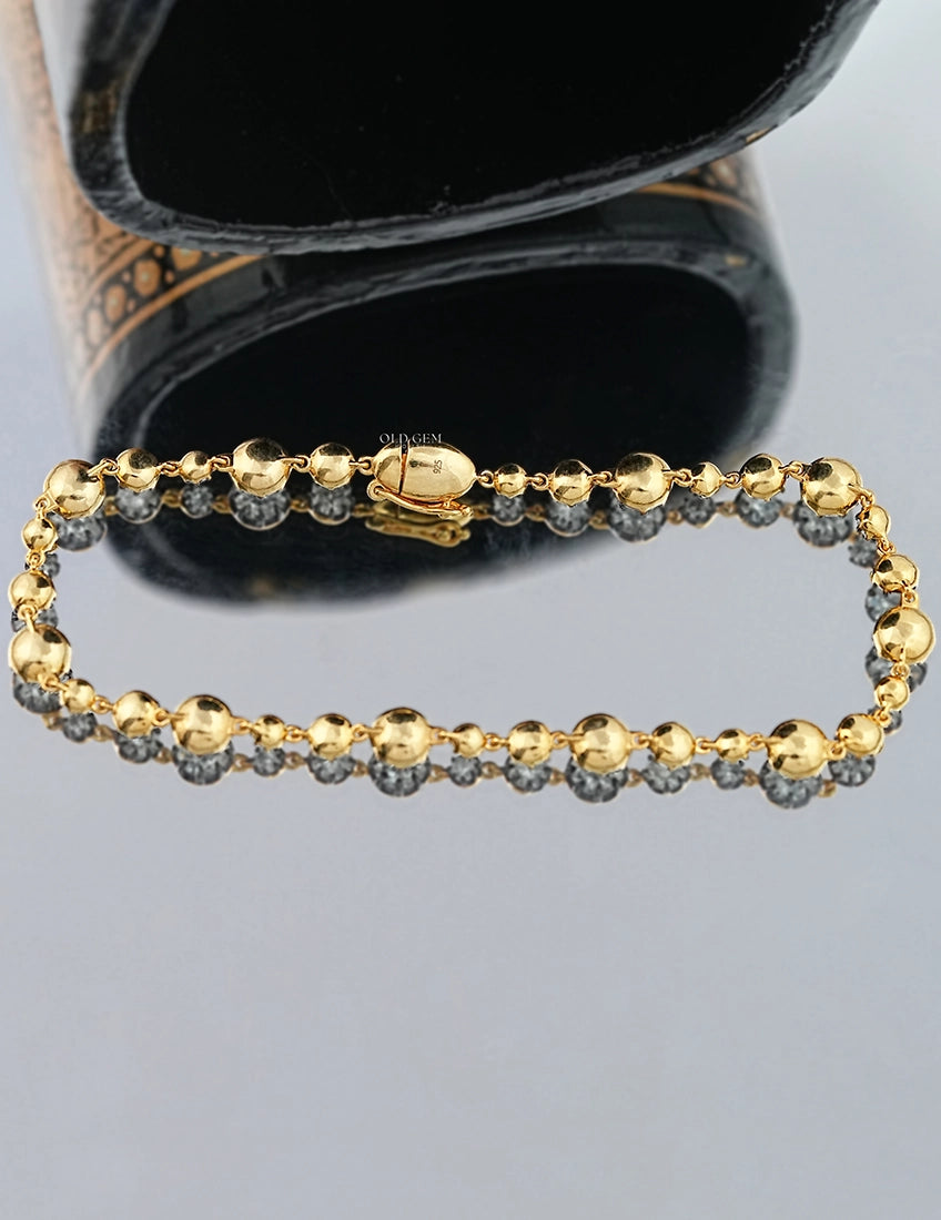 Old European Round Diamond Tennis Bracelet Bracelet