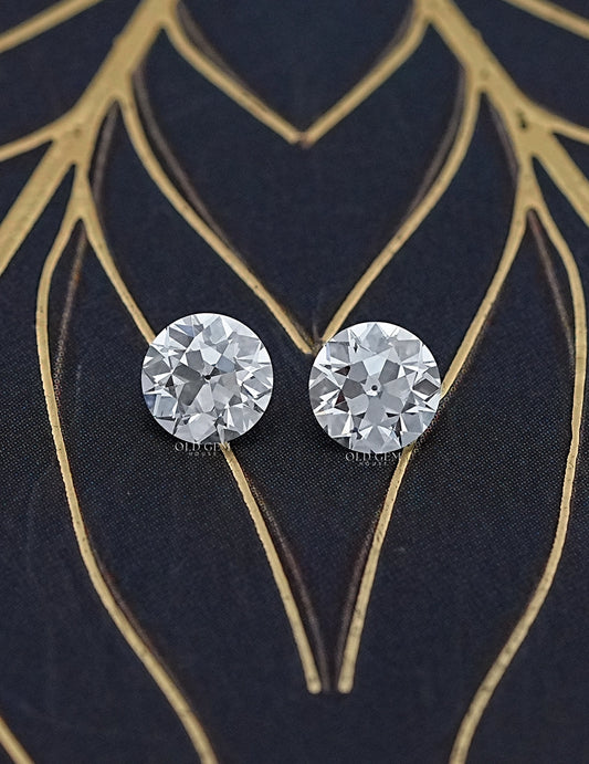 Old European Round Matching Pair Loose Lab Grown Diamond