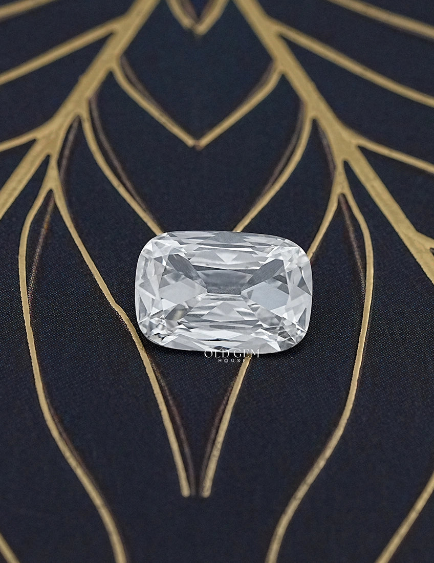 3 Carat Old Mine Cushion Cut Lab Diamond Loose Lab Grown Diamond