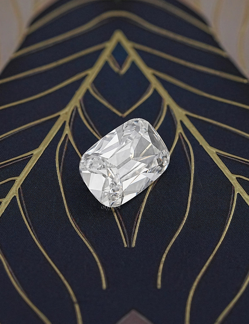 Certified Old Mine Cut Lab Grown Diamond - 10 Carat Lab Grown Diamond