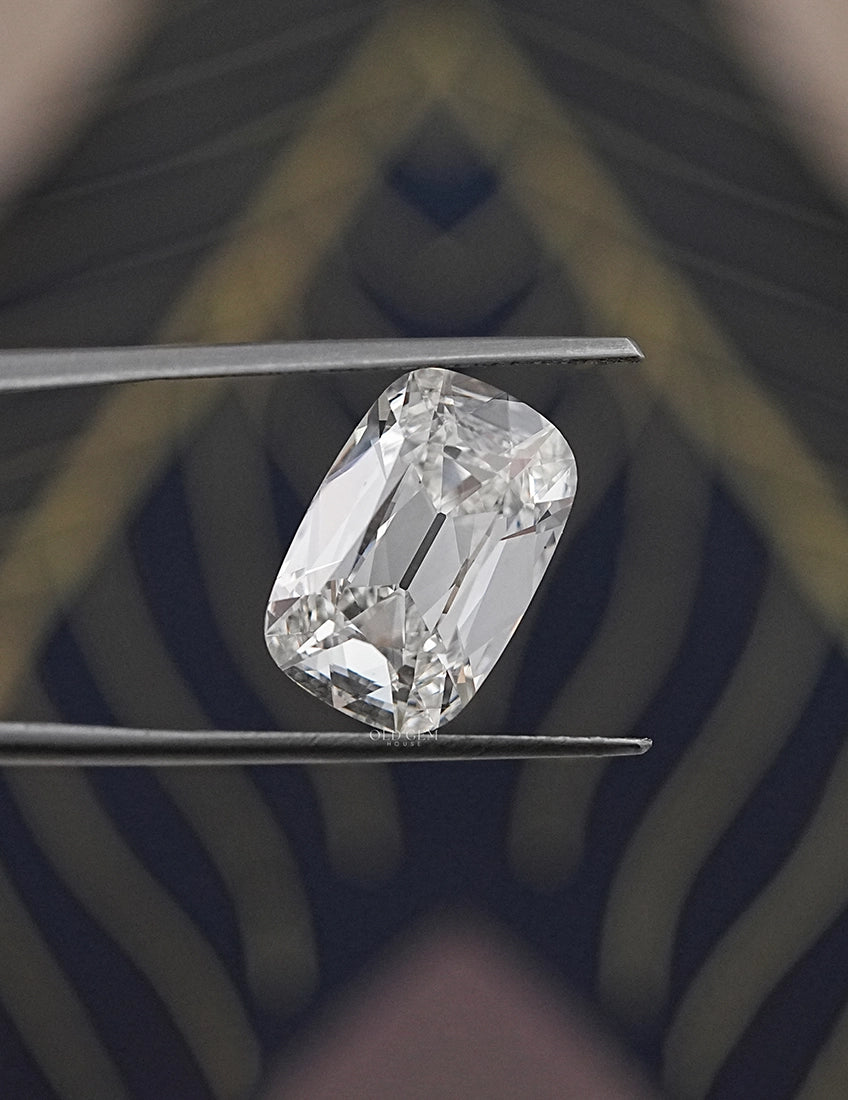 Certified Old Mine Cushion Cut Lab Grown Diamond Lab Grown Diamond