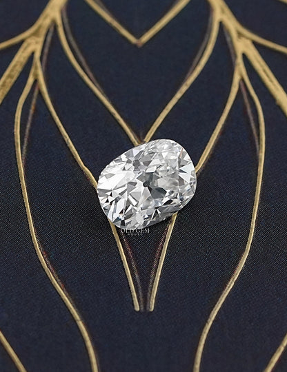 2.80 Carat Old Mine Cushion Lab Grown Diamond