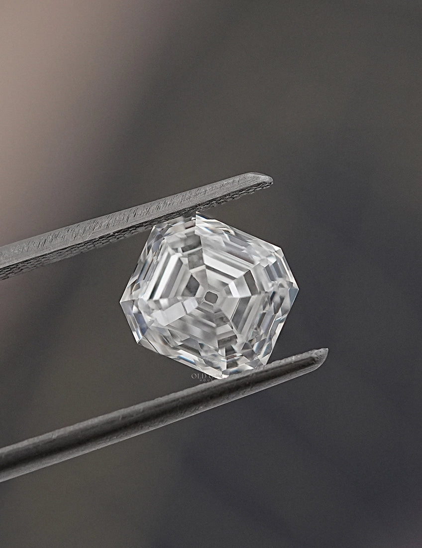 Old Mine Emerald Cut Lab Grown Diamond - 3.00 CT Lab Grown Diamond