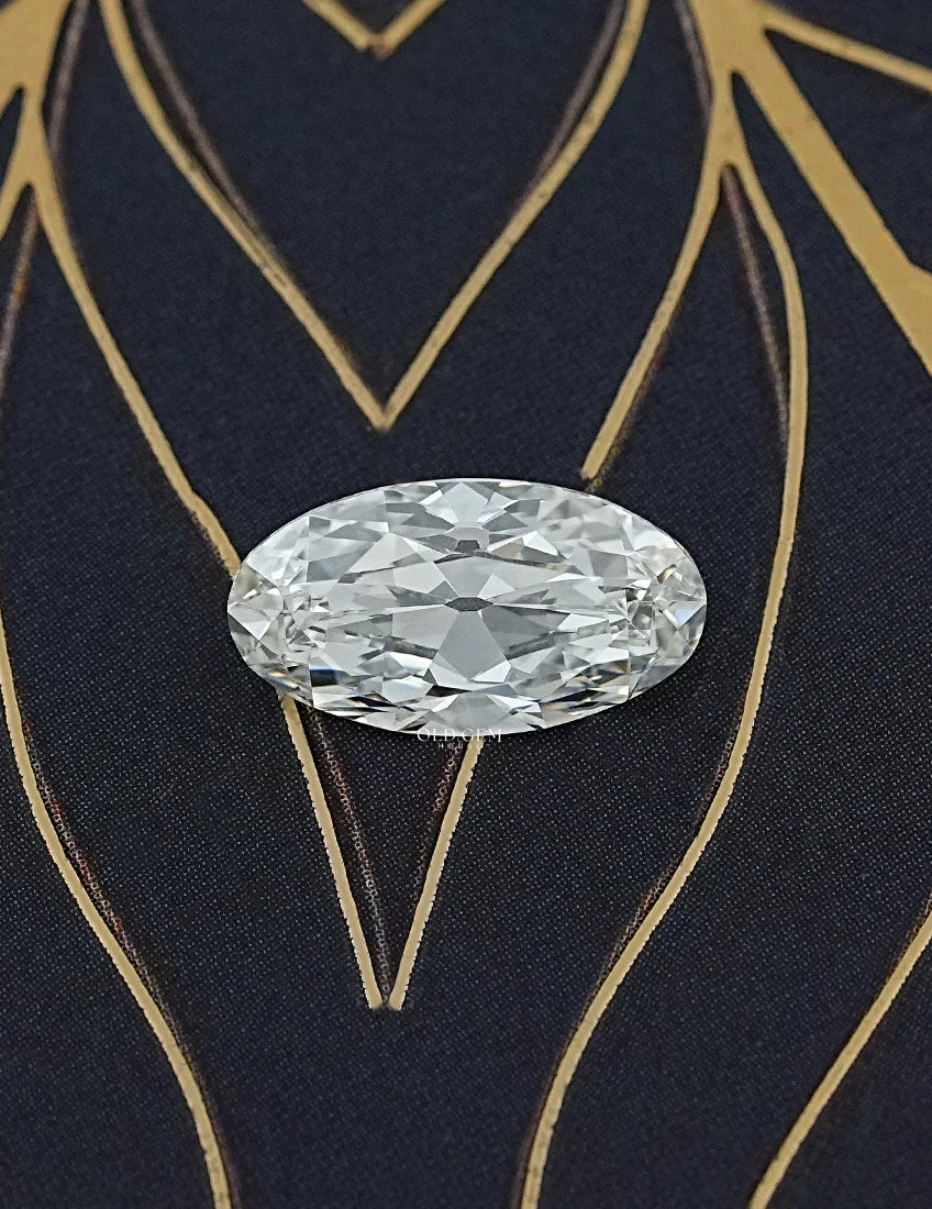 Old Mine Moval Cut Lab Grown Loose Diamond Lab Grown Diamond