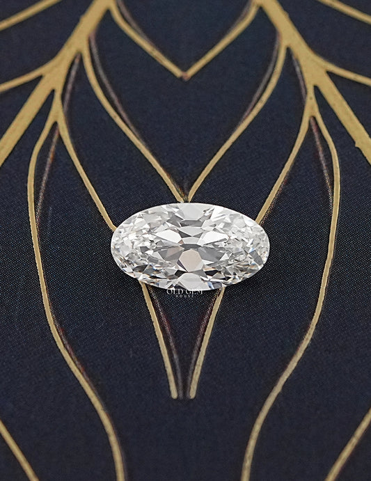 Old Mine Moval Cut Lab Grown Diamond Lab Grown Diamond