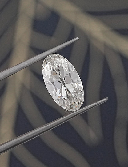 Old Mine Moval Cut Lab Grown Diamond