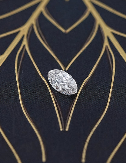 1.00 CT Old Mine Oval Cut Loose Lab Diamond Lab Grown Diamond