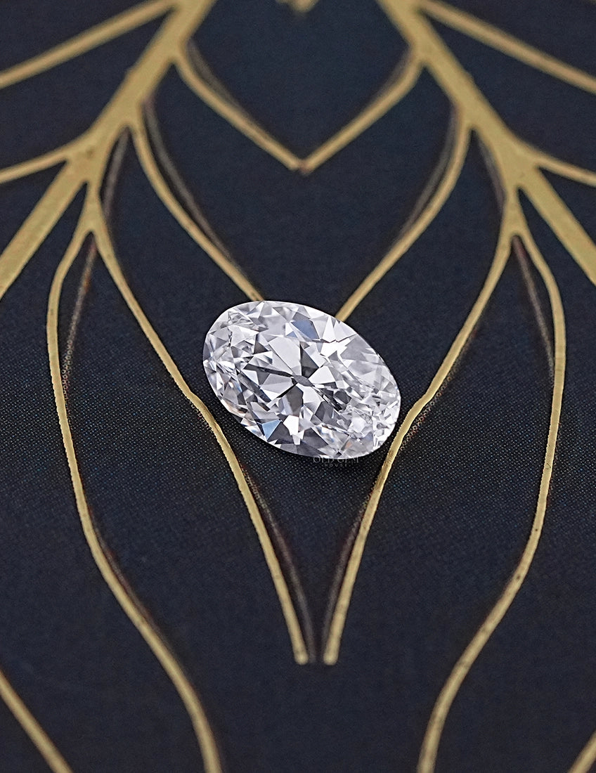 Old Mine Oval Cut Lab Loose Diamond Lab Grown Diamond