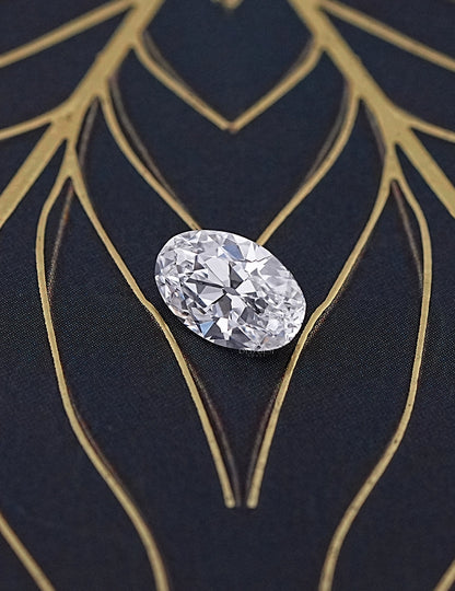Old Mine Oval Cut Lab Loose Diamond Lab Grown Diamond