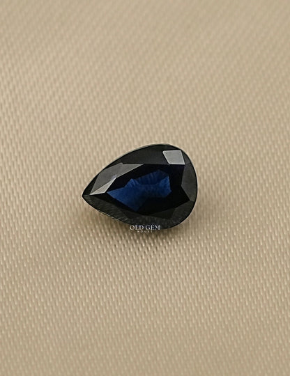 Pear Shape Blue Sapphire Gemstone Gemstone