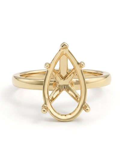 Pear Shape Semi Mount Engagement Ring Engagement Ring