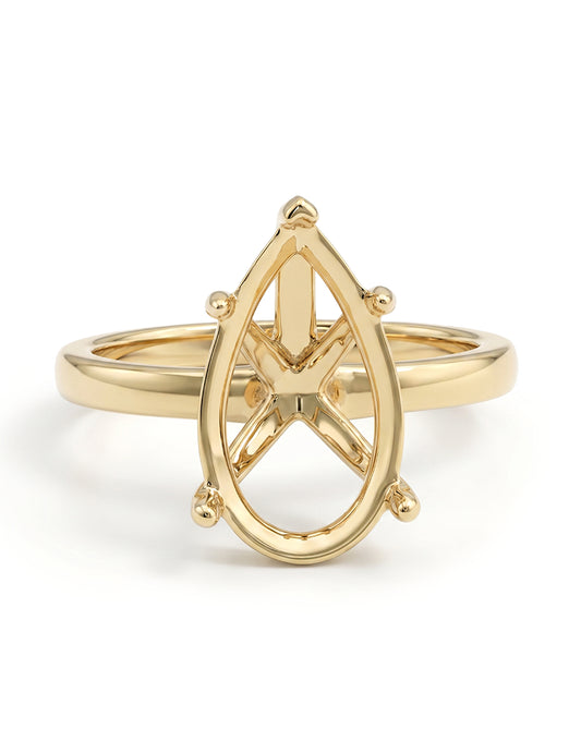 Pear Shape Semi Mount Engagement Ring Engagement Ring