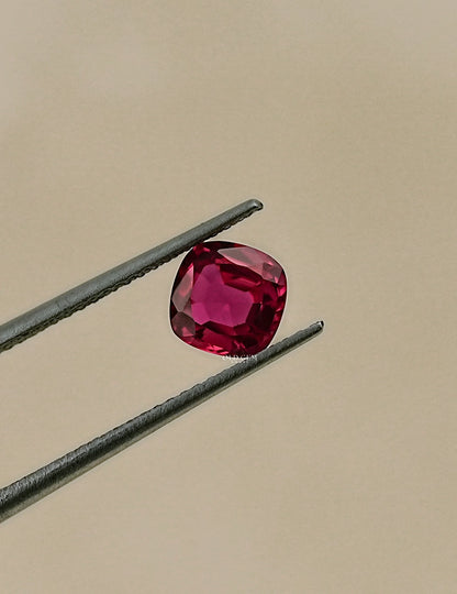 Pink Sapphire Cushion Cut Lab Loose Gemstone Gemstone