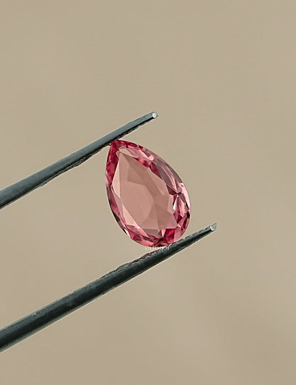 Pink Pear Cut Lab Loose Gemstone Gemstone