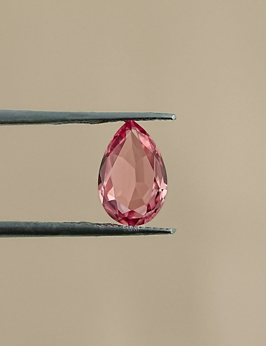 Pink Pear Cut Lab Loose Gemstone Gemstone