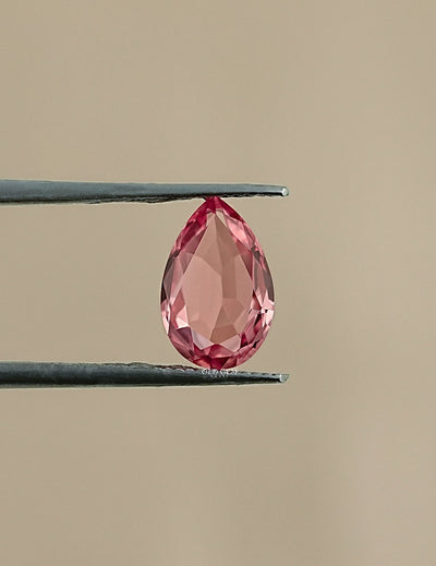Pink Pear Cut Lab Loose Gemstone