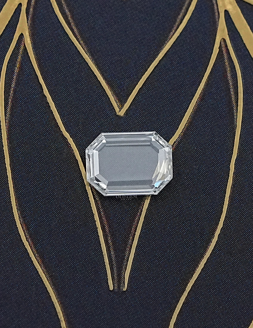 Portrait Emerald Lab Diamond Lab Grown Diamond