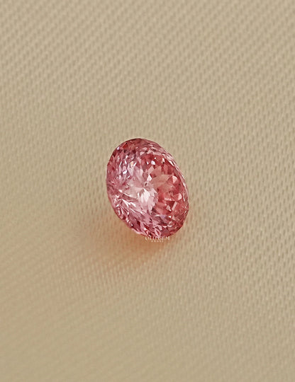 Fancy Vivid Pink Portuguese Cut Lab Diamond Loose