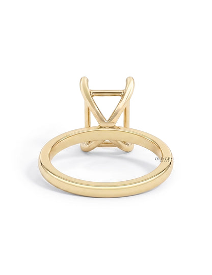 Radiant Cut Semi Mount Engagement Ring Engagement Ring