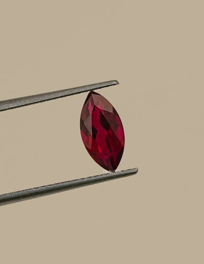 Marquise Cut Red Ruby Loose Gemstone Gemstone