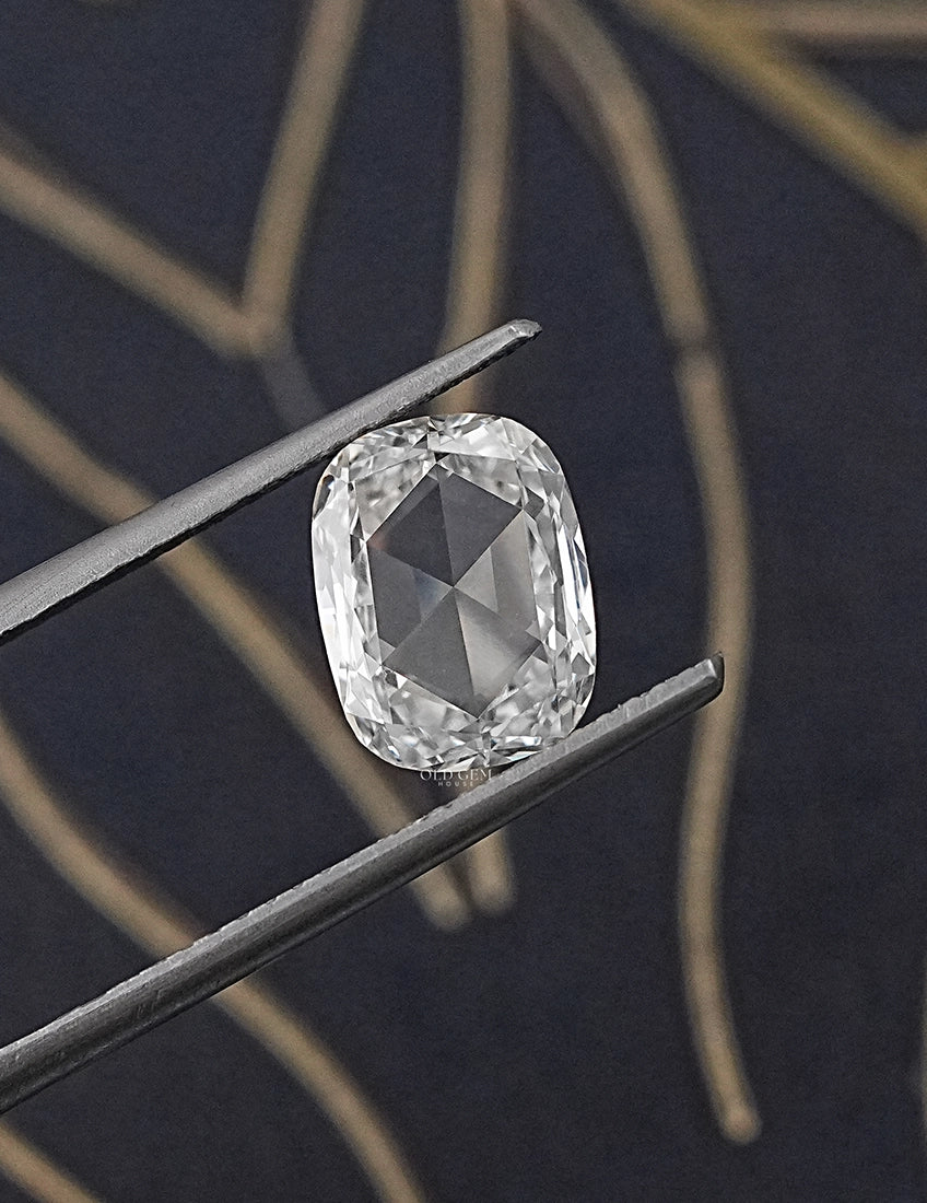 Rose Cut Cushion Lab Diamond Lab Grown Diamond