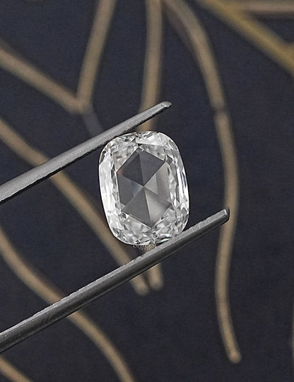 Rose Cut Cushion Lab Diamond Lab Grown Diamond