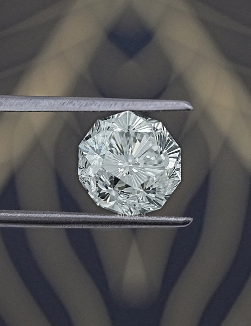 Antique Sakura Cut Lab Grown Loose Diamond