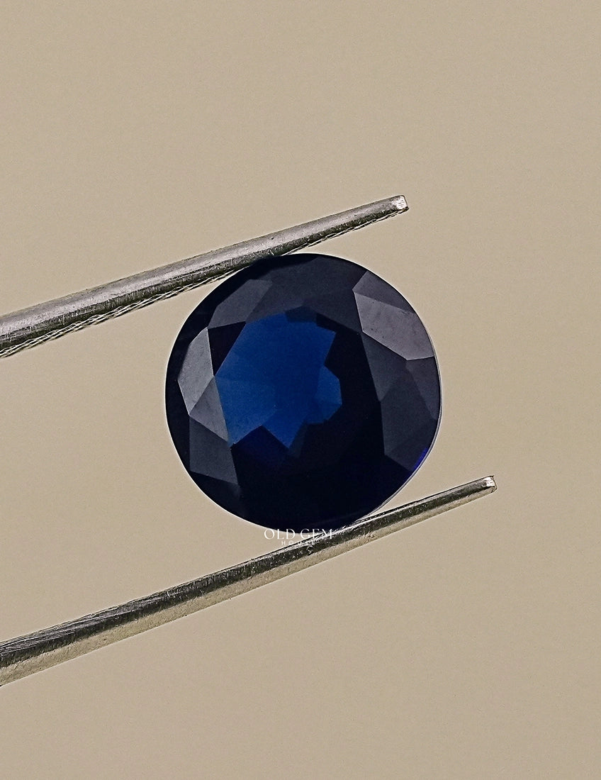 Sapphire Blue Round Cut Loose Gemstone Gemstone